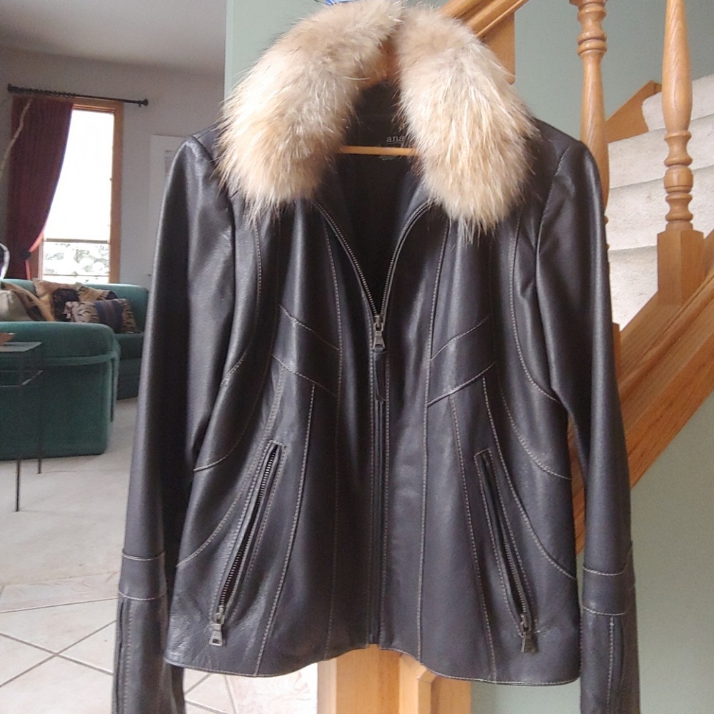 Leather jacket